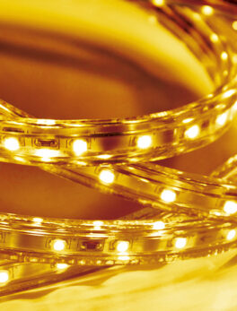 FITA LED 5W 60 LEDS/M 20M 220V IP67 NARANJA