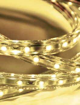 FITA LED 5W 60 LEDS/M 50M 220V IP67 3000K