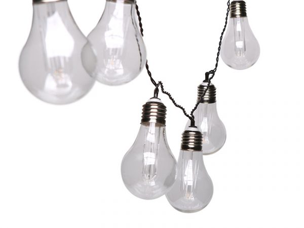 HILO DE LUCES LED 10 BOMBILLAS 100-240V 3000K - Imagen 2