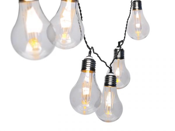 HILO DE LUCES LED 10 BOMBILLAS 100-240V 3000K - Imagen 4
