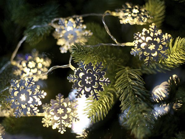 COPO DE NIEVE HILO DE LUZ LED 3000K