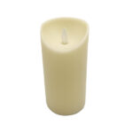 VELA LED DECORATIVA LLAMA MÓVIL AMARILLA 15CM  BATERÍA