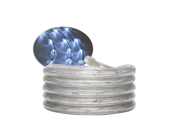 CUERDA LUZ LED PRO 13MM 127V 2 HILOS 100M SIN ACCESORIOS BLANCO