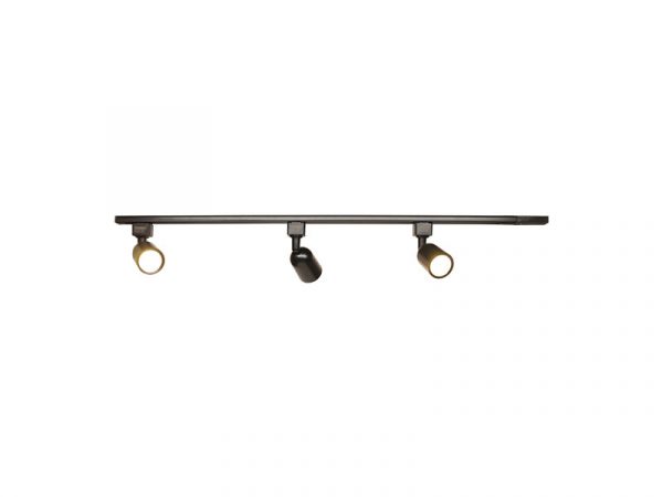 KIT RIEL LED DIRECTO 3000K NEGRO - Imagen 2