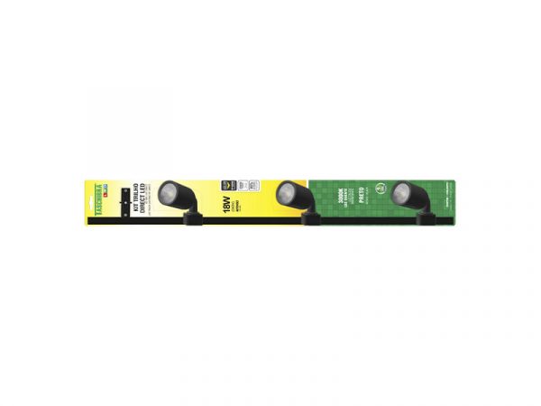 KIT RIEL LED DIRECTO 3000K NEGRO - Imagen 8