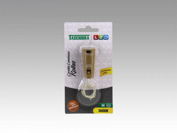 CABLE LUZ TAPÓN 10 LEDS BATERÍA 3000K - Imagen 4