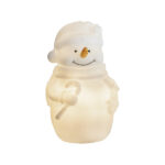 ADORNO DE NAVIDAD LLUVIA MUÑECO DE NIEVE PILA LED