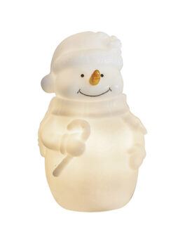ADORNO DE NAVIDAD LLUVIA MUÑECO DE NIEVE PILA LED