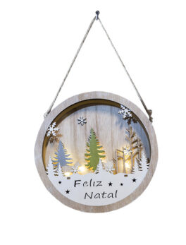 GUIRNALDA DE NAVIDAD ANILLO ENCANTADO LED PILA