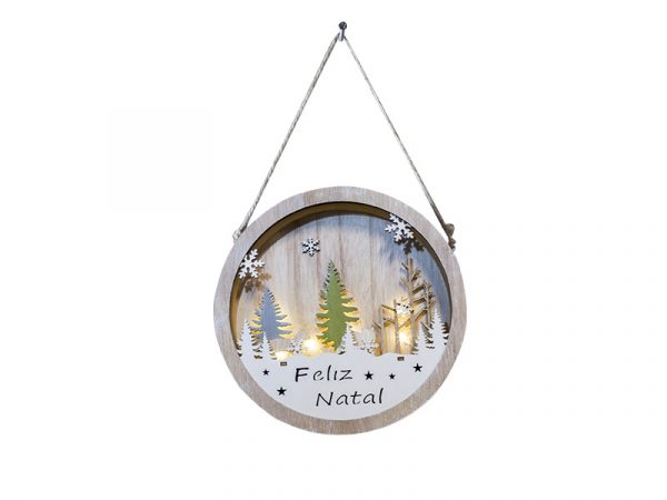 GUIRNALDA DE NAVIDAD ANILLO ENCANTADO LED PILA