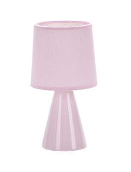 LÁMPARA DE CERAMICA POTTERY E27 ROSA 25CM