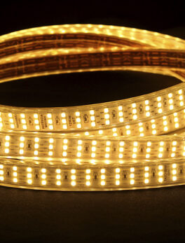CINTA LED 12W 288 LEDS/M 20M 127V IP67 3000K