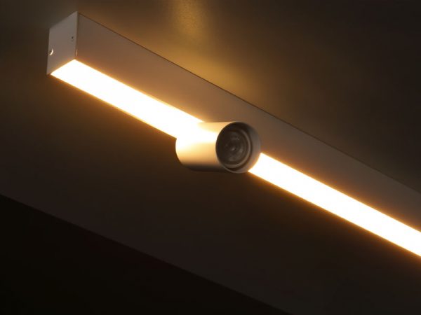 SPIRE LUZ LED LINEAL 20W 3000K SUPERPOSICIÓN + 1 SPOT MR 11 SIN LÁMPARA BLANCA - Imagen 8