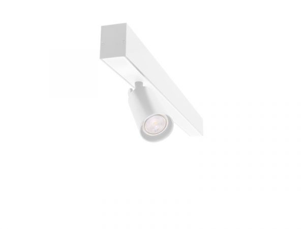 SPIRE LUZ LED LINEAL 20W 6500K SUPERPOSICIÓN + 1 SPOT MR 11 SIN LÁMPARA BLANCA - Imagen 2
