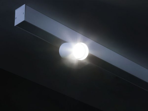 SPIRE LUZ LED LINEAL 20W 6500K SUPERPOSICIÓN + 1 SPOT MR 11 SIN LÁMPARA BLANCA - Imagen 7
