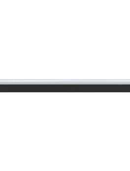 LUZ DE PERFIL LED CONVEXO 111 40W SOBREPOSICION 6500K NEGRO MATE