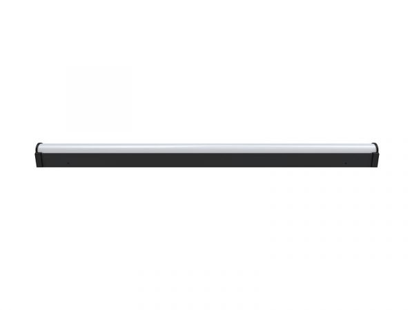 LUZ DE PERFIL LED CONVEXO 111 40W SOBREPOSICION 6500K NEGRO MATE