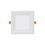 PANEL LED LUX RECIBIDO 12W CUADRADO EMPOTRADO 3000K