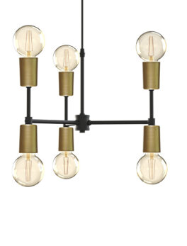 COLGANTE TASCHIBRA EQUILIBRIUM 6XE27 ORO