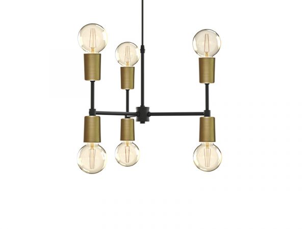 COLGANTE TASCHIBRA EQUILIBRIUM 6XE27 ORO
