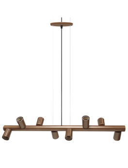 COLGANTE TASCHIBRA AMORA 8XE27 COBRE
