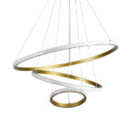 TASCHIBRA MONTREAL LED COLGANTE 3000K 45W ORO MATE