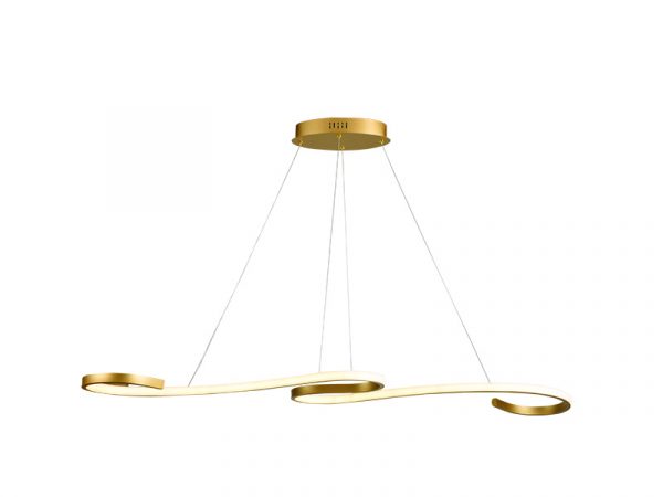 TASCHIBRA MILAN COLGANTE LED 3000K 30W ORO MATE - Imagen 2