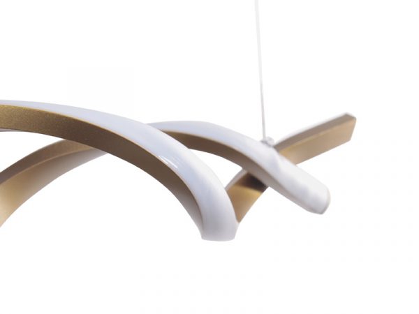 TASCHIBRA PARIS LED COLGANTE 3000K 18W OURO FOSCO - Imagen 2