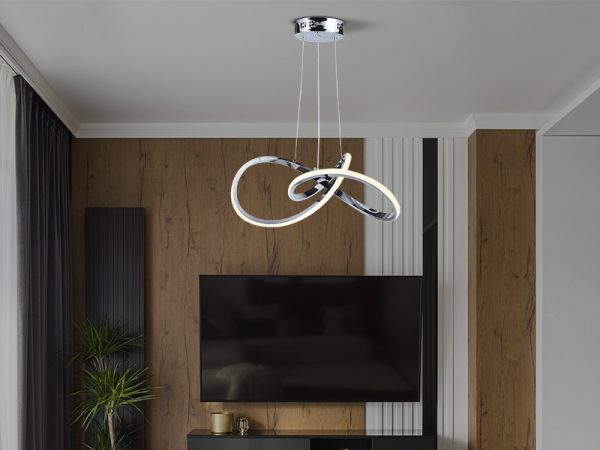 TASCHIBRA TOKYO COLGANTE LED 3000K 30W CROMADO - Imagen 4