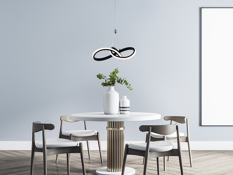 TASCHIBRA DUBAI LED COLGANTE 3000K 15W PRETO - Imagen 4