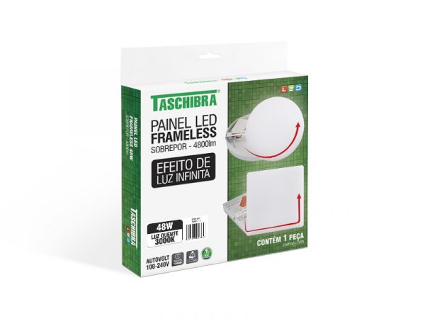 PANEL LED SIN MARCO SUPERPOSICIÓN 48W CUADRADO 3000K - Imagen 10