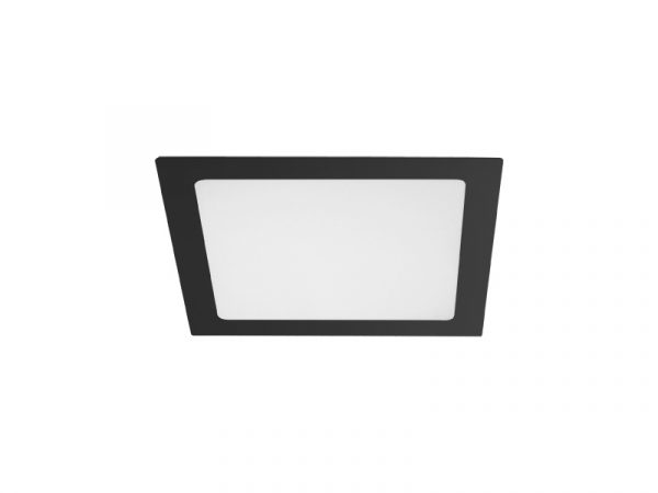 PANEL LED 24W LUX CUADRADO EMPOTRAR NEGRO 3000K