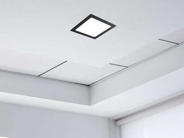 PANEL LED 24W LUX CUADRADO EMPOTRAR NEGRO 3000K - Imagen 5