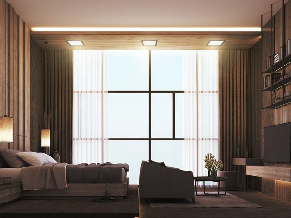 PANEL LED 24W LUX CUADRADO EMPOTRAR NEGRO 4000K - Imagen 6
