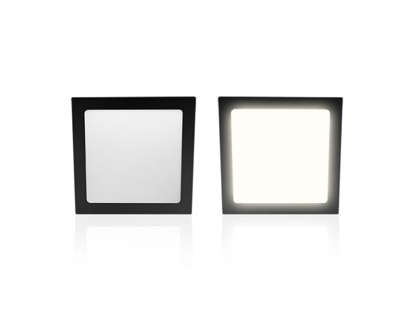 PANEL LED 24W LUX CUADRADO EMPOTRAR NEGRO 6500K - Imagen 4