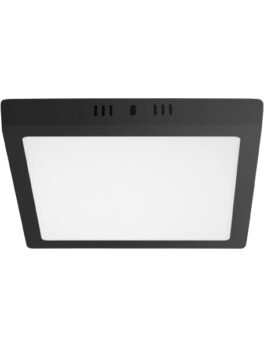 PANEL LED 18W LUX CUADRADO OVERLAY NEGRO 4000K