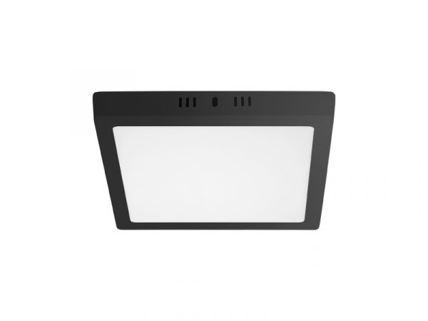 PANEL LED 18W LUX CUADRADO OVERLAY NEGRO 4000K