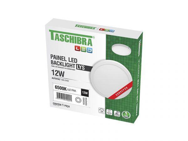 PANEL LED 12W LYS SUPERPOSICIÓN REDONDA 6500K - Imagen 3