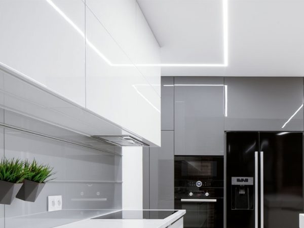 LUZ DE PERFIL LED CONVEXO 56 20W EMPOTRAR 6500K BLANCO - Imagen 5