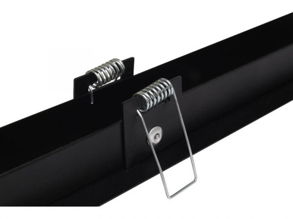 LUZ DE PERFIL LED CONVEXO 111 40W EMPOTRADO 4000K NEGRO MATE - Imagen 6