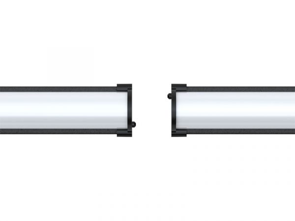 LUZ DE PERFIL LED CONVEXO 111 40W SOBREPOSICION 6500K NEGRO MATE - Imagen 4
