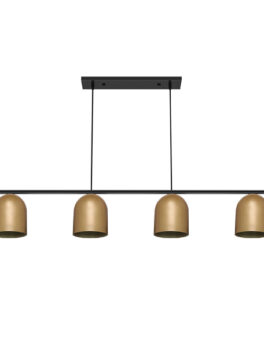 COLGANTE TASCHIBRA FOLK 4XE27 ORO
