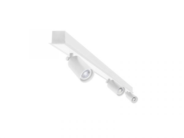 SPIRE LUZ LED LINEAL 60W 6500K EMPOTRAR + 3 PUNTOS MR11 SIN BOMBILLA BLANCA - Imagen 2