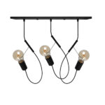 COLGANTE TASCHIBRA BUNGEE 3XE27 NEGRO MATE