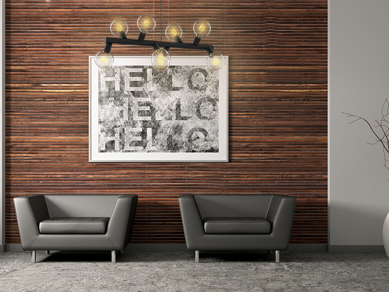 COLGANTE TASCHIBRA AMORA 8XE27 NEGRO - Imagen 4