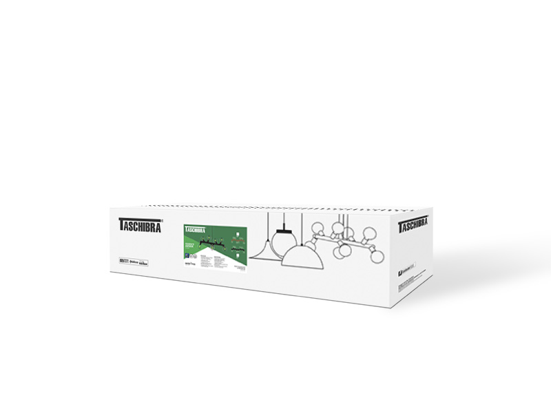 COLGANTE TASCHIBRA AMORA 8XE27 NEGRO - Imagen 7