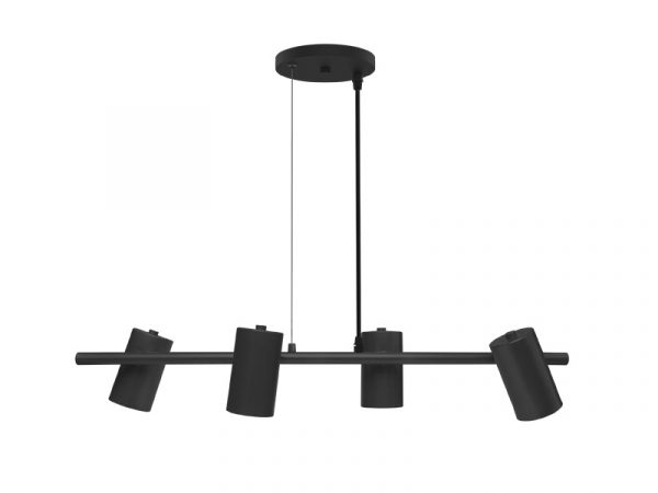 COLGANTE TASCHIBRA FOCCUS 4XE27 NEGRO - Imagen 2