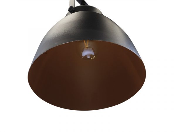 COLGANTE TASCHIBRA NAVY 1XE27 NEGRO MATE - Imagen 3