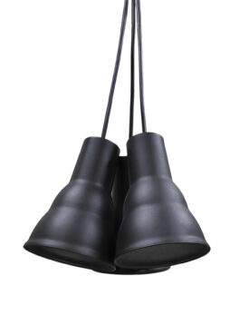 COLGANTE TASCHIBRA KONIC 3XE27 NEGRO FOSCO