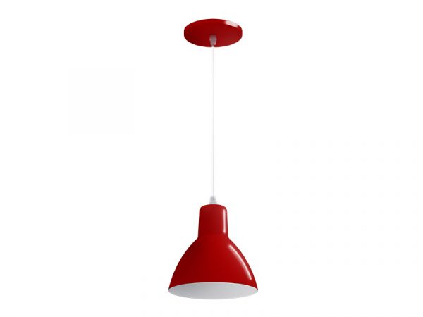 LUZ COLGANTE TASCHIBRA TD 622/1 E-27 ROJA - Imagen 2